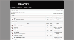 Desktop Screenshot of bobcatfans.com